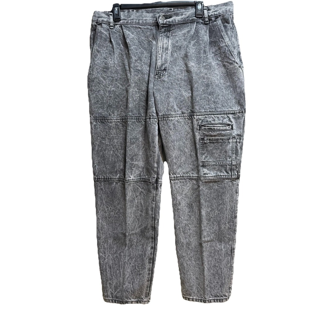 Vintage Lee Jeans Baggy 38x32 Navigation Falcon League Acid Wash **no flaws**